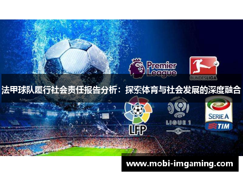 法甲球队履行社会责任报告分析：探索体育与社会发展的深度融合